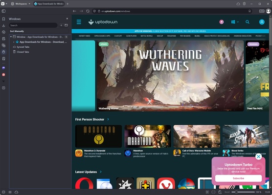 Vivaldi screenshot 1