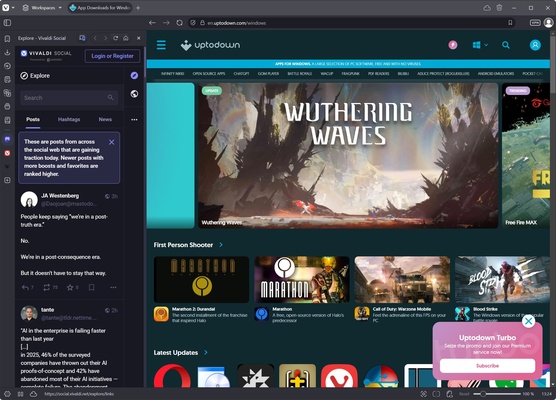 Vivaldi screenshot 1