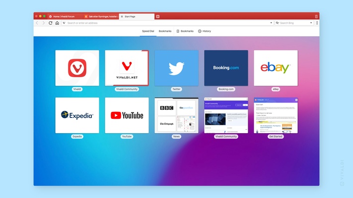 Vivaldi screenshot 1