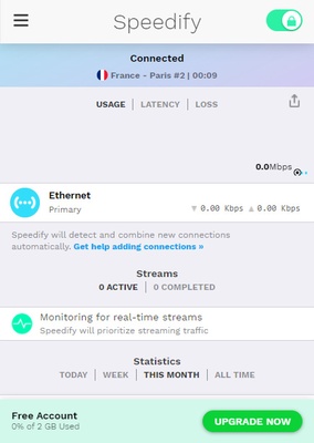 Speedify screenshot 1