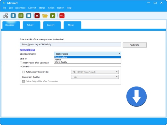 Allavsoft screenshot 1
