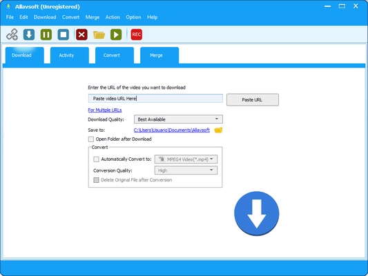 Allavsoft screenshot 1