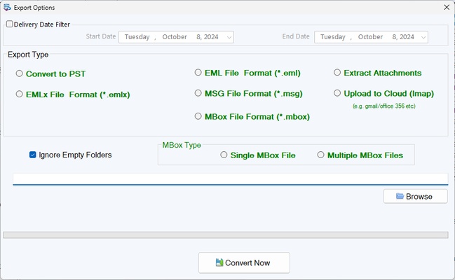 Softaken OLM to EML Converter Software screenshot 1
