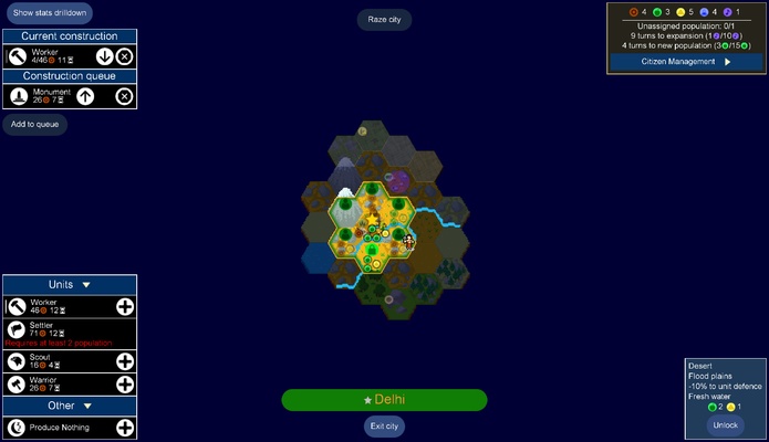 UnCiv screenshot 1