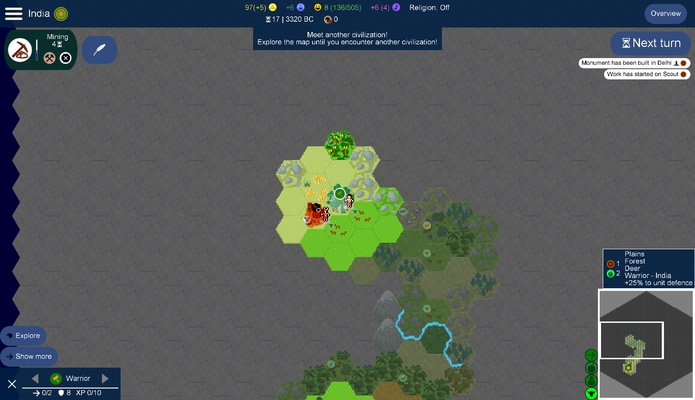 UnCiv screenshot 1