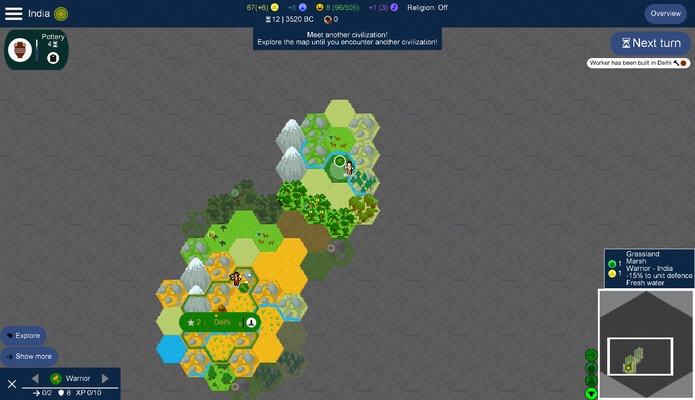 UnCiv screenshot 1