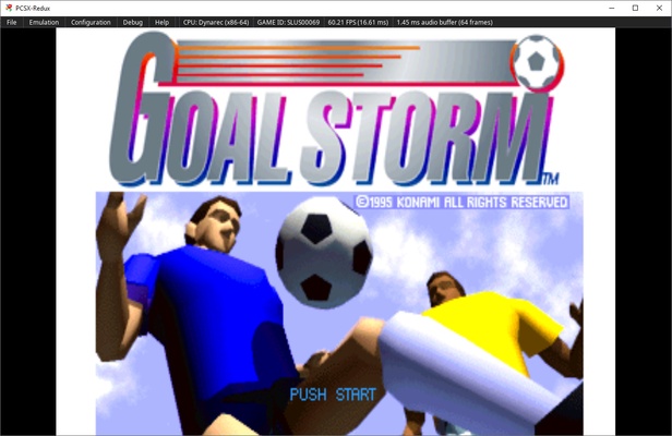 PCSX-Redux screenshot 1