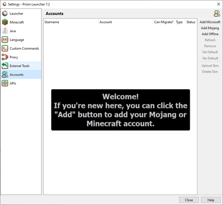 Prism Launcher screenshot 1
