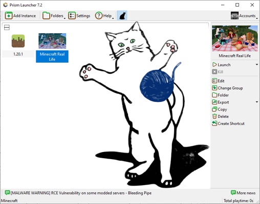 Prism Launcher screenshot 1