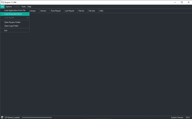 Ryujinx screenshot 1