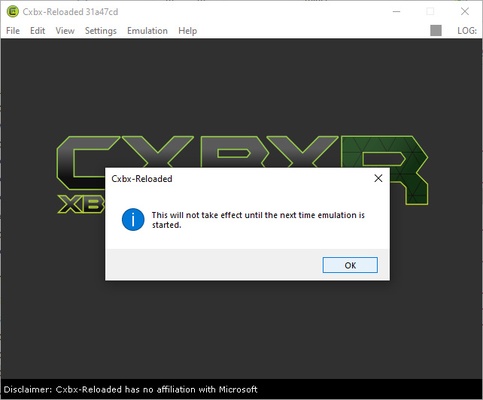 Cxbx-Reloaded screenshot 1