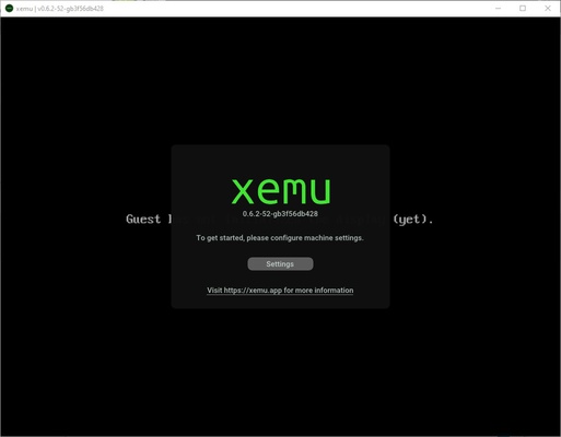 Xemu screenshot 1