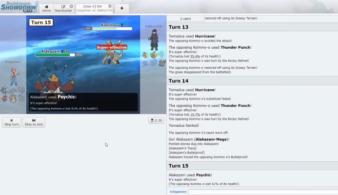 Pokémon Showdown screenshot 1