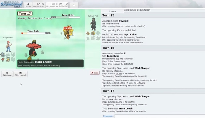 Pokémon Showdown screenshot 1