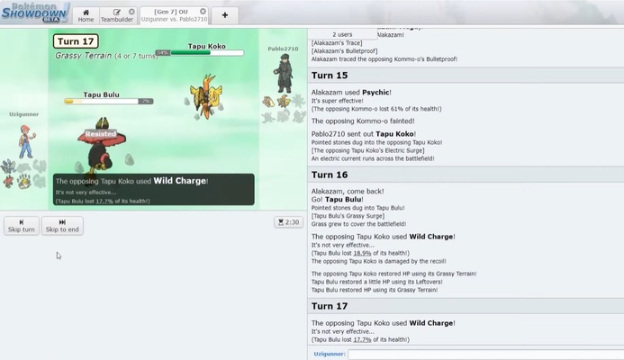 Pokémon Showdown screenshot 1