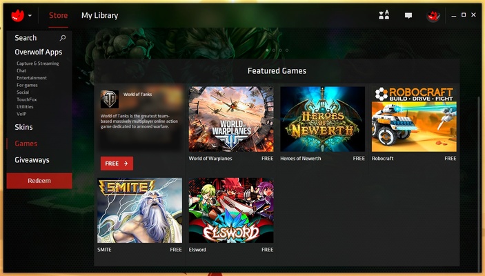 Overwolf screenshot 1