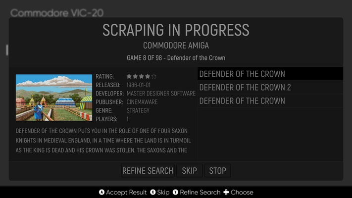 EmulationStation screenshot 1