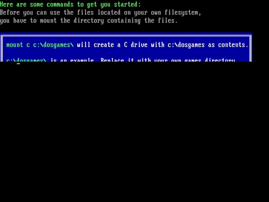 DOSBox Staging screenshot 1