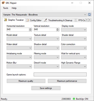 SRC Repair screenshot 1