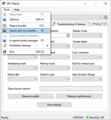 SRC Repair screenshot 1