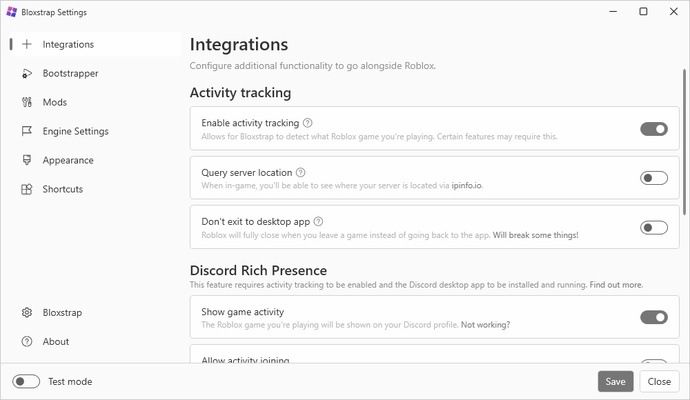 Bloxstrap screenshot 1