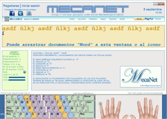 MecaNet screenshot 1