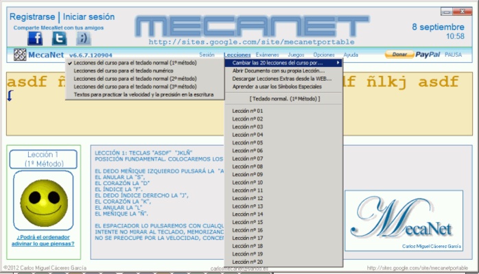 MecaNet screenshot 1