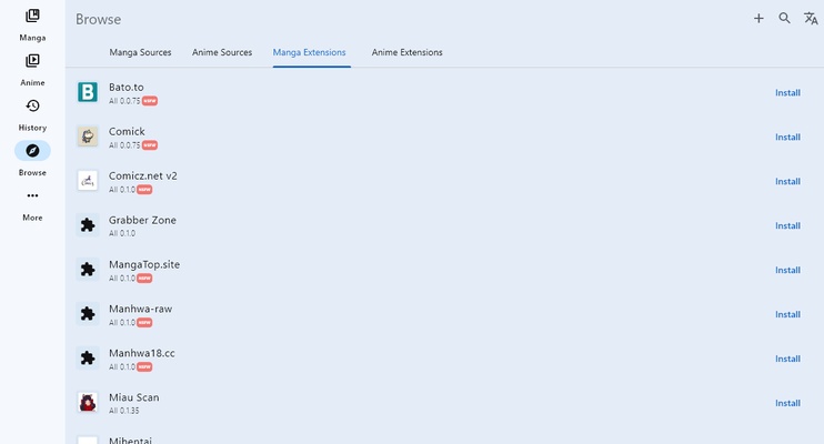 Mangayomi screenshot 1