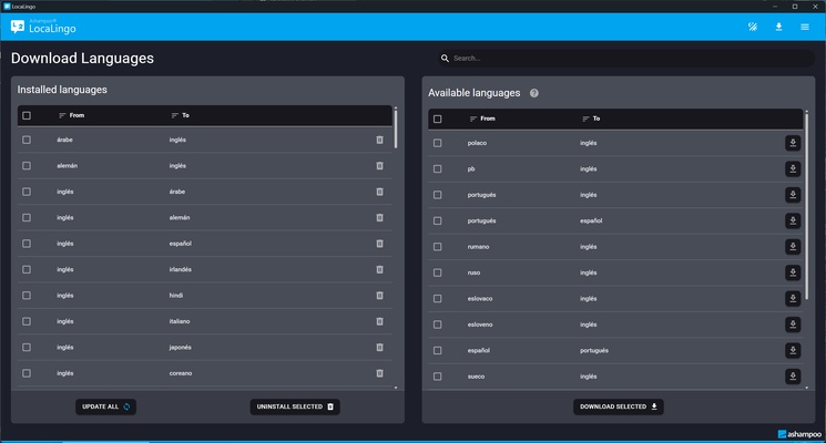 Ashampoo Loca­Lingo screenshot 1