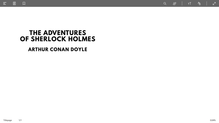 Aquile Reader screenshot 1