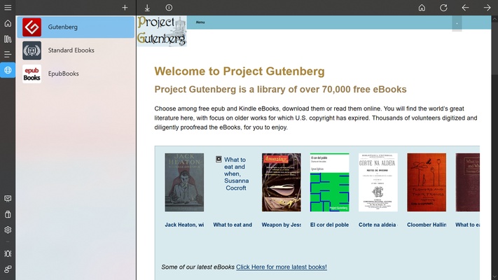Aquile Reader screenshot 1