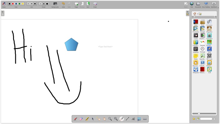 OpenBoard screenshot 1