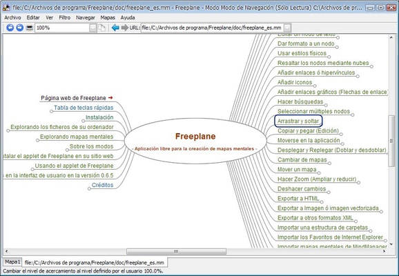 Freeplane screenshot 1