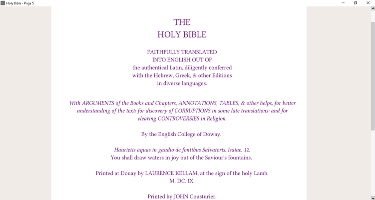 DRB1582 Catholic Bible screenshot 1