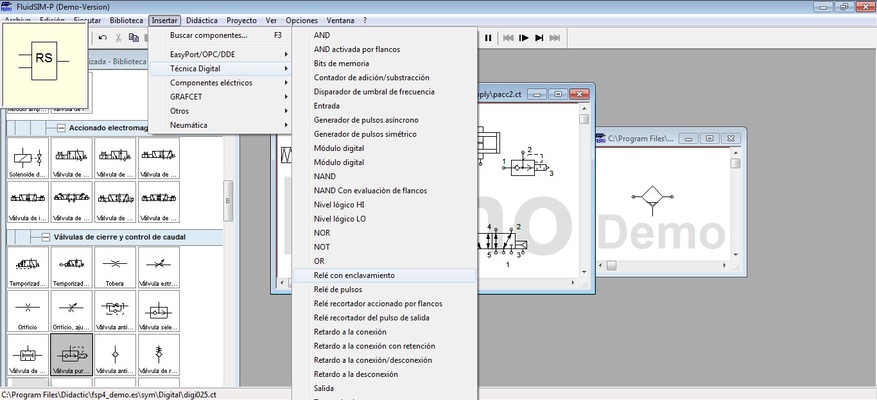 FluidSIM screenshot 1