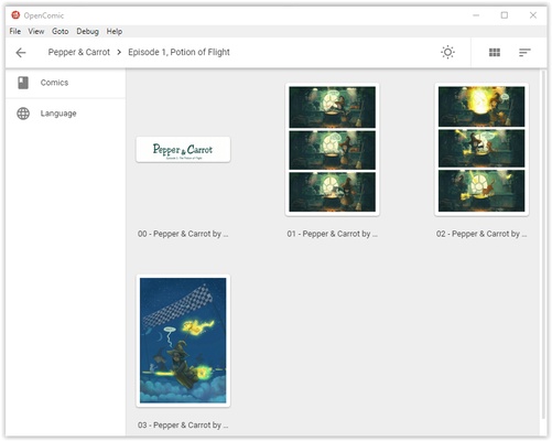 OpenComic screenshot 1