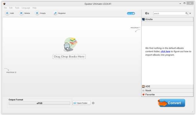 Ultimate eBook Converter screenshot 1