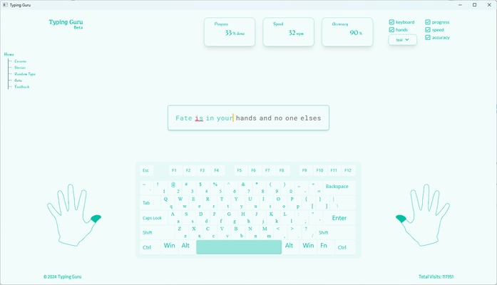 Typing Guru screenshot 1