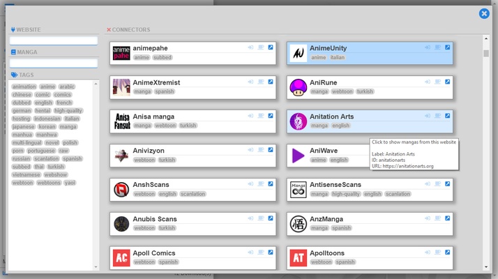 HakuNeko screenshot 1