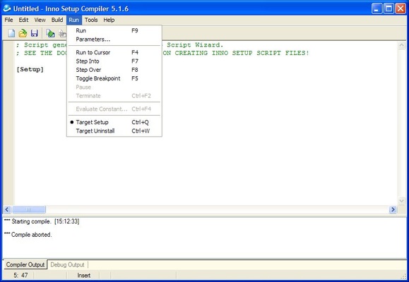 Inno Setup screenshot 1