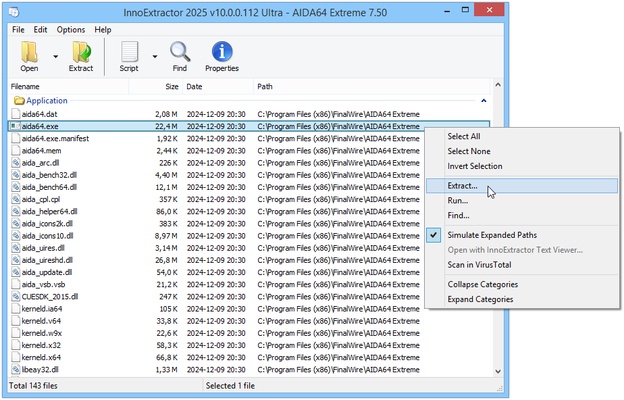 InnoExtractor screenshot 1