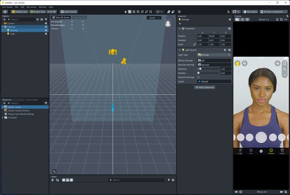 Lens Studio screenshot 1