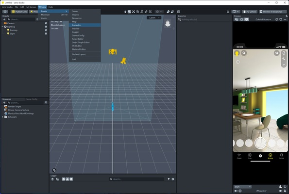 Lens Studio screenshot 1
