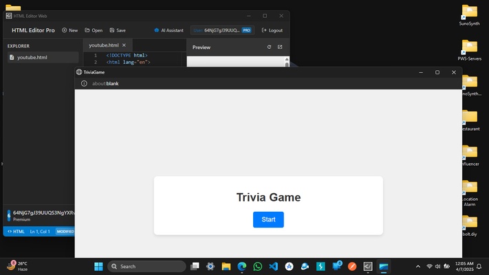 HTML Editor PRO - Ai Agent screenshot 1