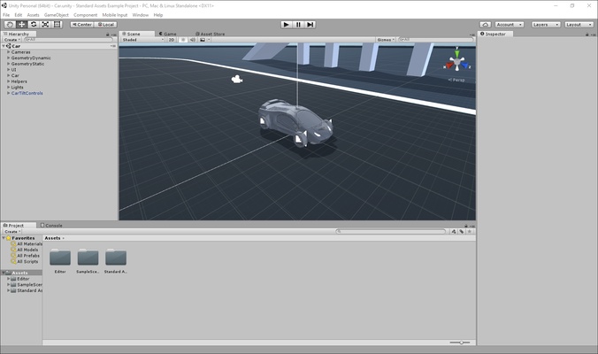 Unity screenshot 1