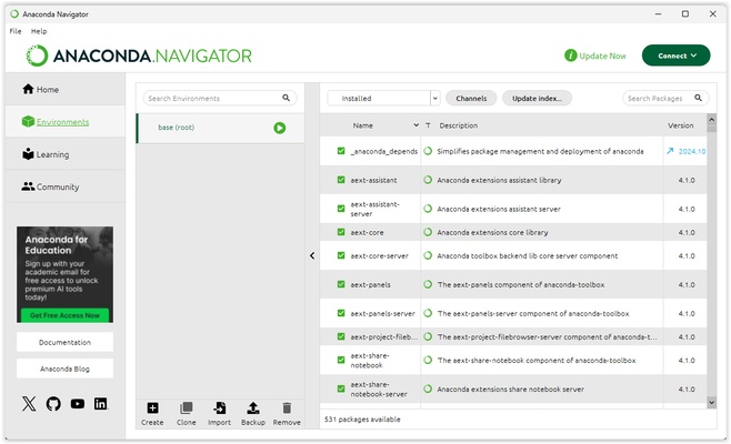 Anaconda screenshot 1