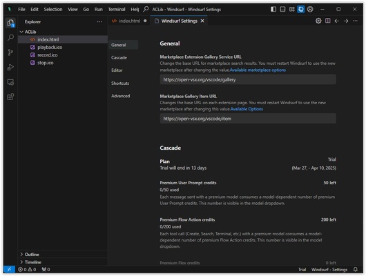 Windsurf screenshot 1