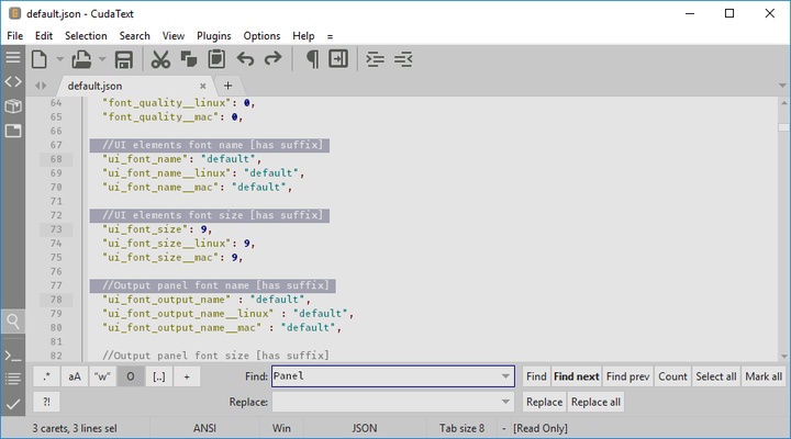 CudaText screenshot 1