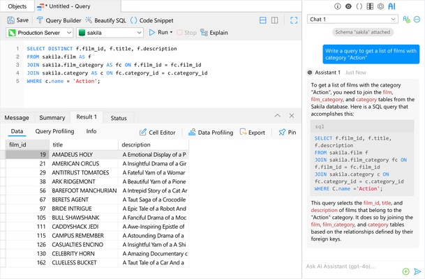 Navicat for Snowflake screenshot 1