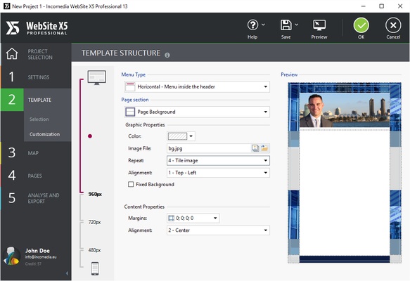 Website X5 Pro screenshot 1